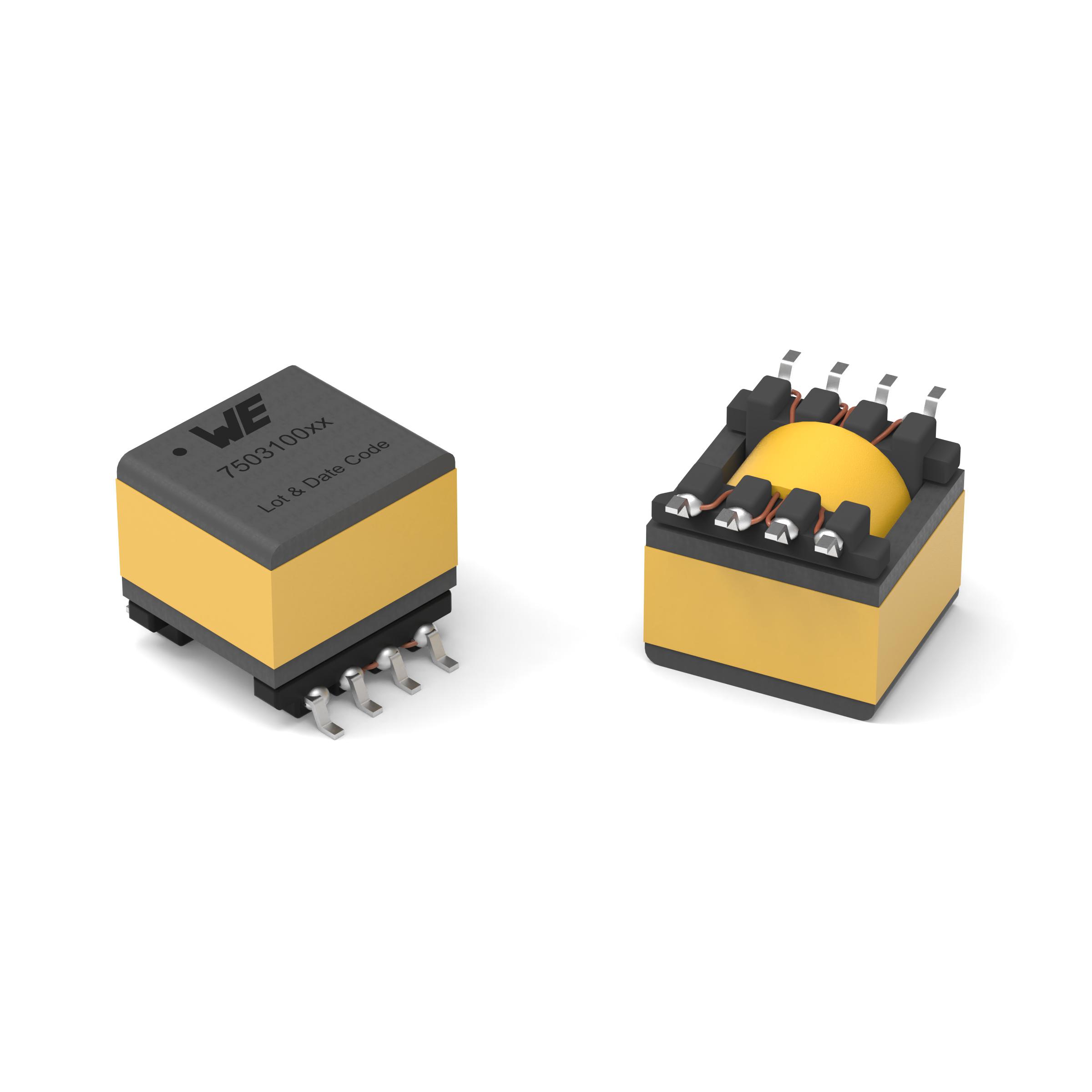 Surface Mount Lan Ethernet Transformer, 15.24 x 12.50 x 11.43mm