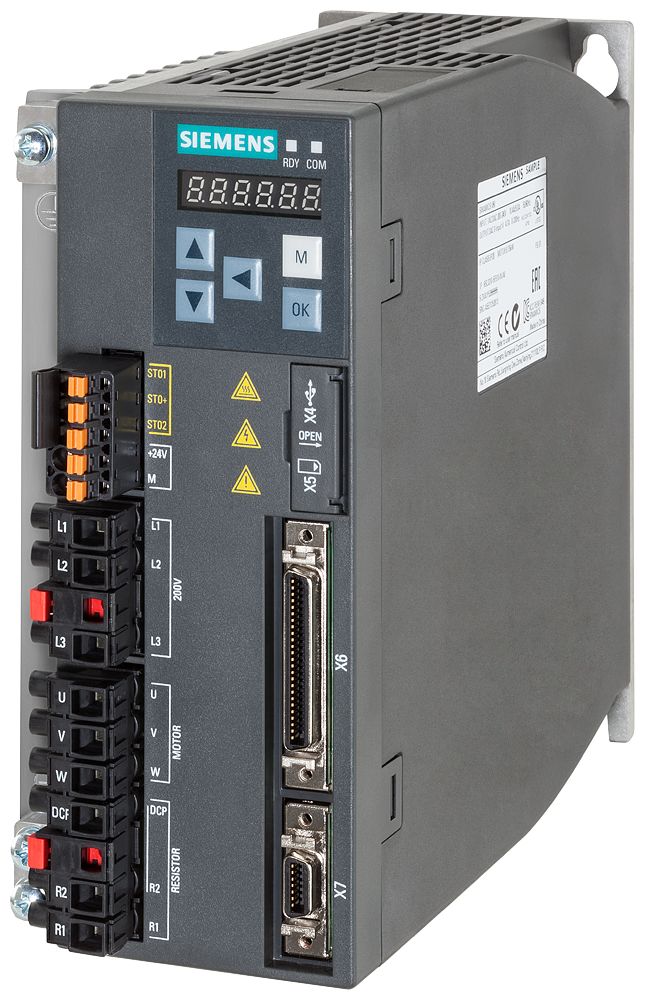 Siemens 0.75 kW Servo Drive, 200/240 V, 1 Phase, 14.1 A