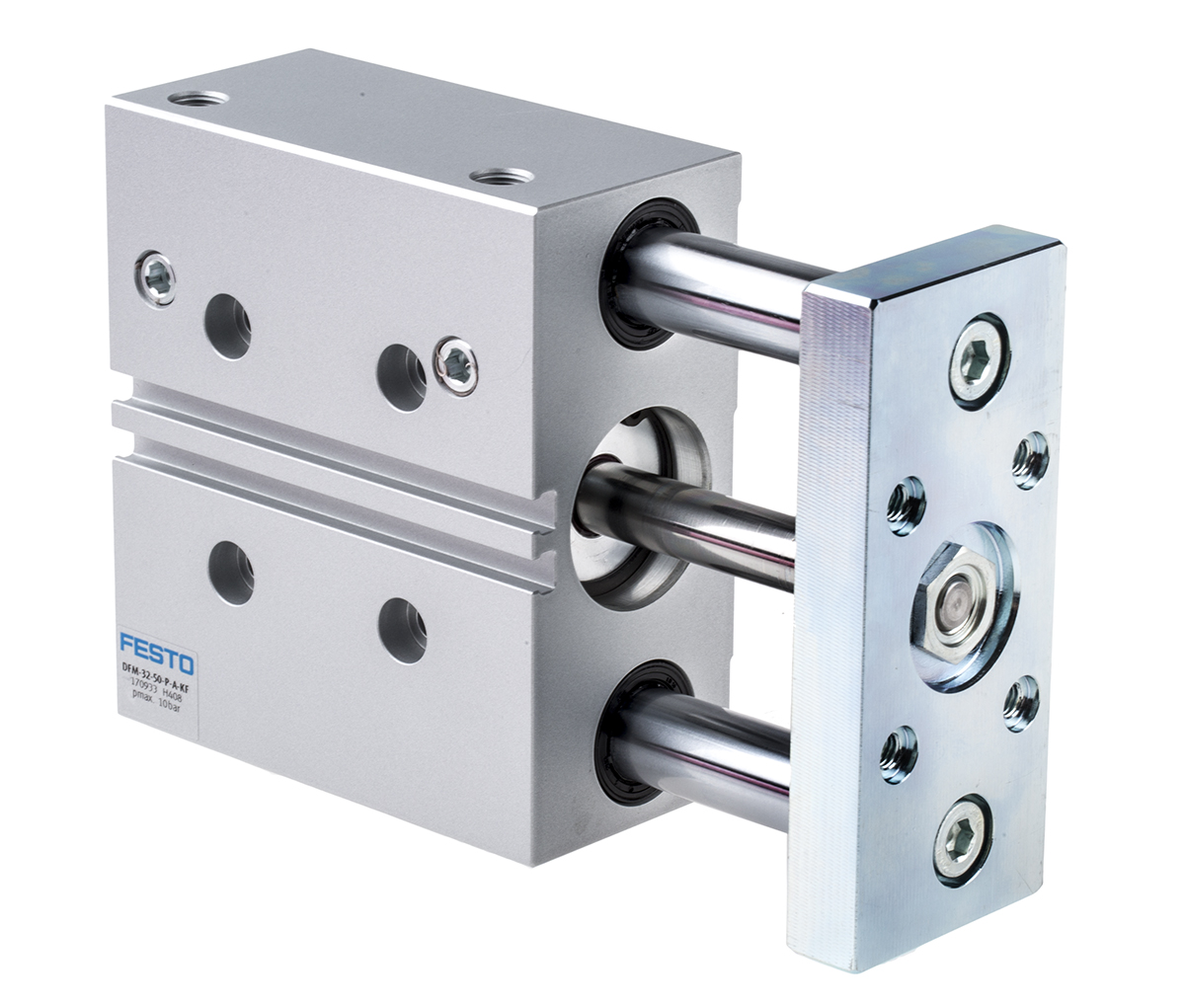Festo Pneumatic Guided Cylinder - 170933, 32mm Bore, 50mm Stroke, DFM Series, Double Acting