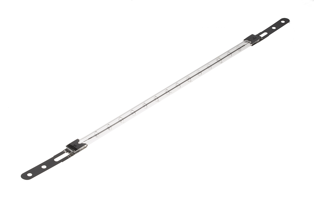 RS PRO 1000 W X Strap Infrared (IR) Heat Lamp 370 mm, 230 V