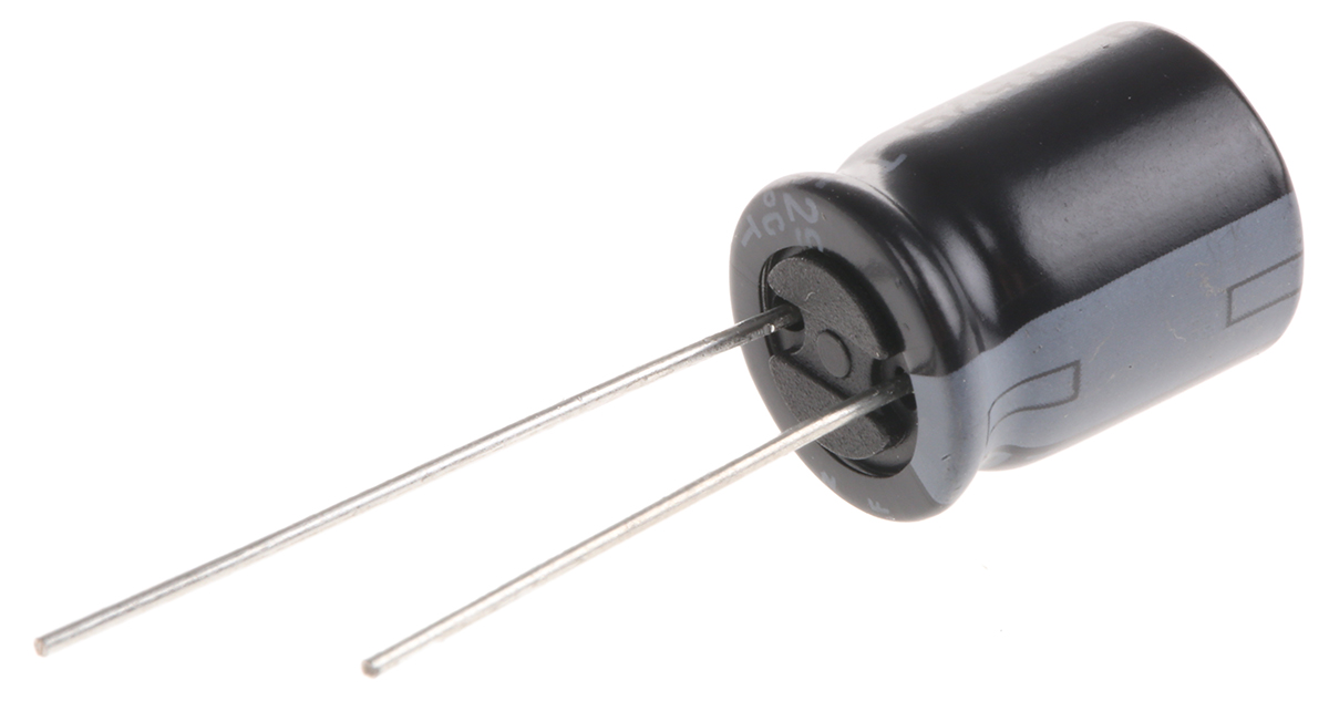 Rubycon 470μF Aluminium Electrolytic Capacitor 25V dc, Radial, Through Hole - 25ZLJ470M10X12.5