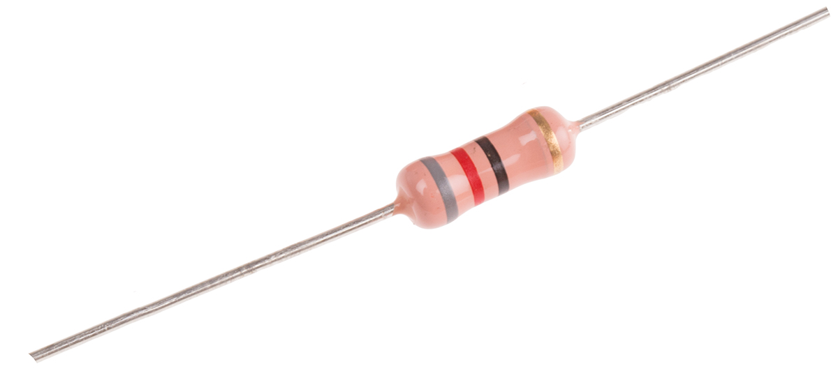 RS PRO 82Ω Carbon Film Resistor 2W ±5%