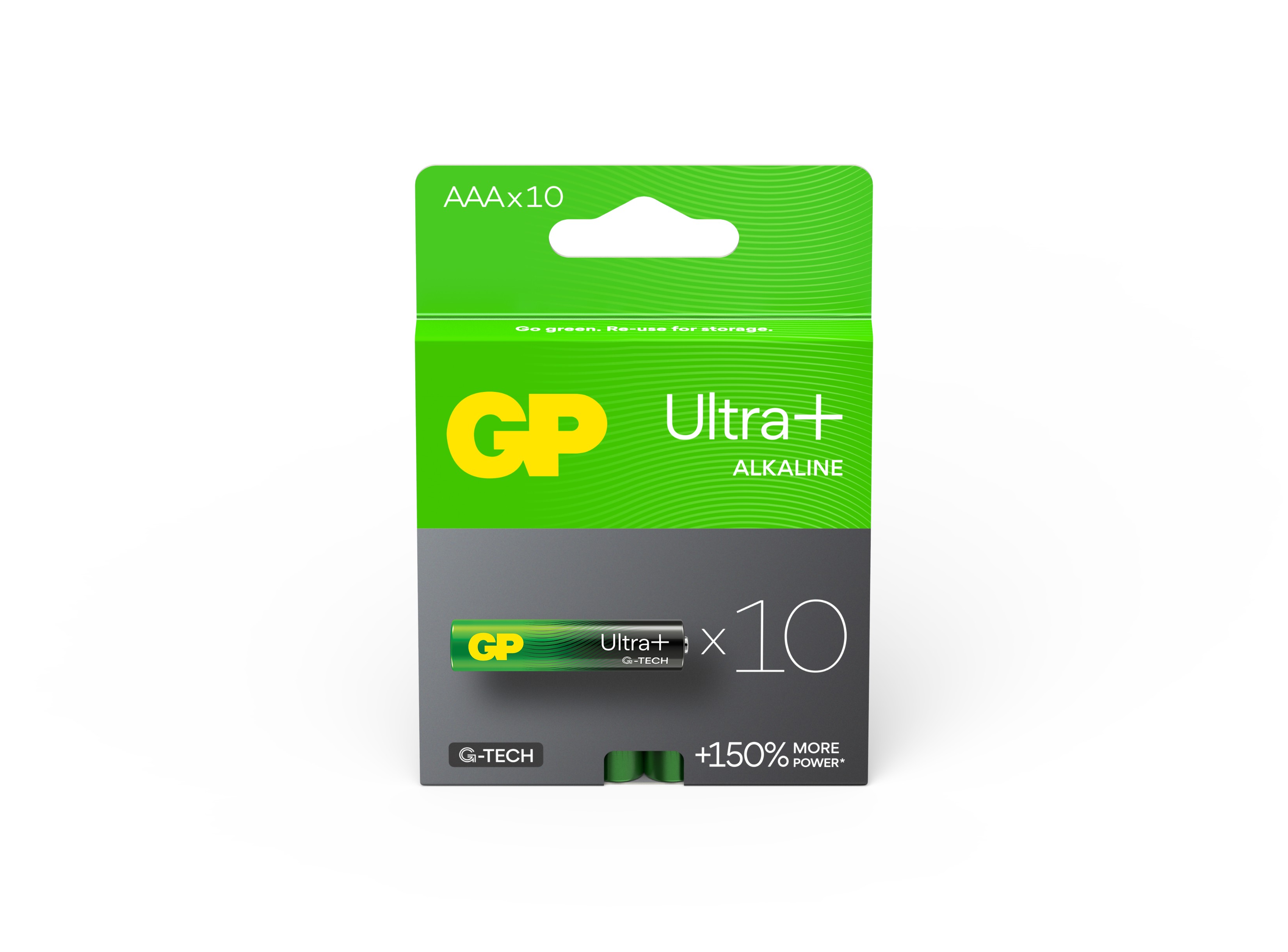 Gp Batteries GP Batteries Ultra Plus Alkaline Manganese Dioxide AAA Batteries 1.5V