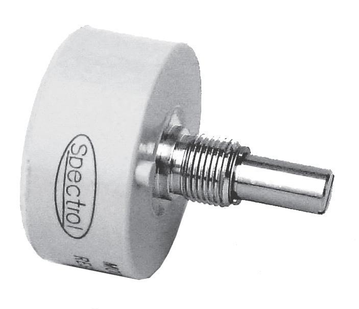 Vishay 132 2kΩ Rotary Potentiometer Continuous-Turns 1-Gang Bushing Mount, 132-0-0-202