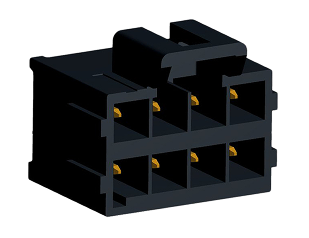 Molex Ultra-Fit Series Straight Through Hole PCB Header, 8 Contact(s), 3.5 mm Pitch, 2 Row, Shrouded