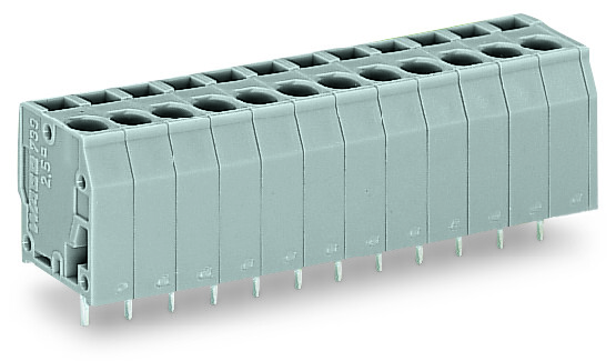 WAGO 739 Series PCB Terminal Block, 3-Contact, 5mm Pitch, Through Hole Mount, 1-Row, Cage Clamp Termination