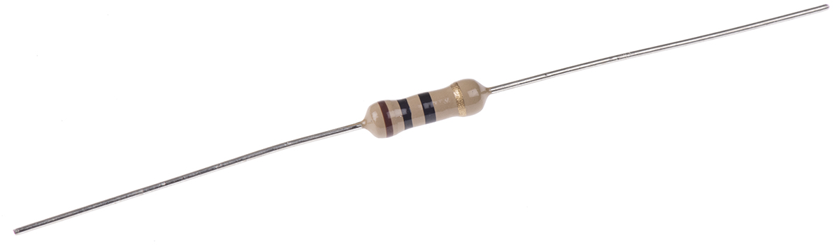 TE Connectivity 10Ω Carbon Film Resistor 0.5W ±5% CFR50J10R