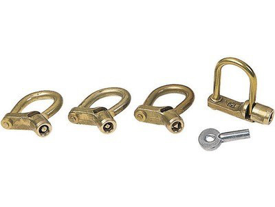 Penta Weatherproof Brass Strengthened artillery padlock, 8mm Shackle