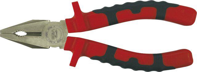 Ega-Master Combination Pliers, 180 mm Overall, Straight Tip, 41mm Jaw