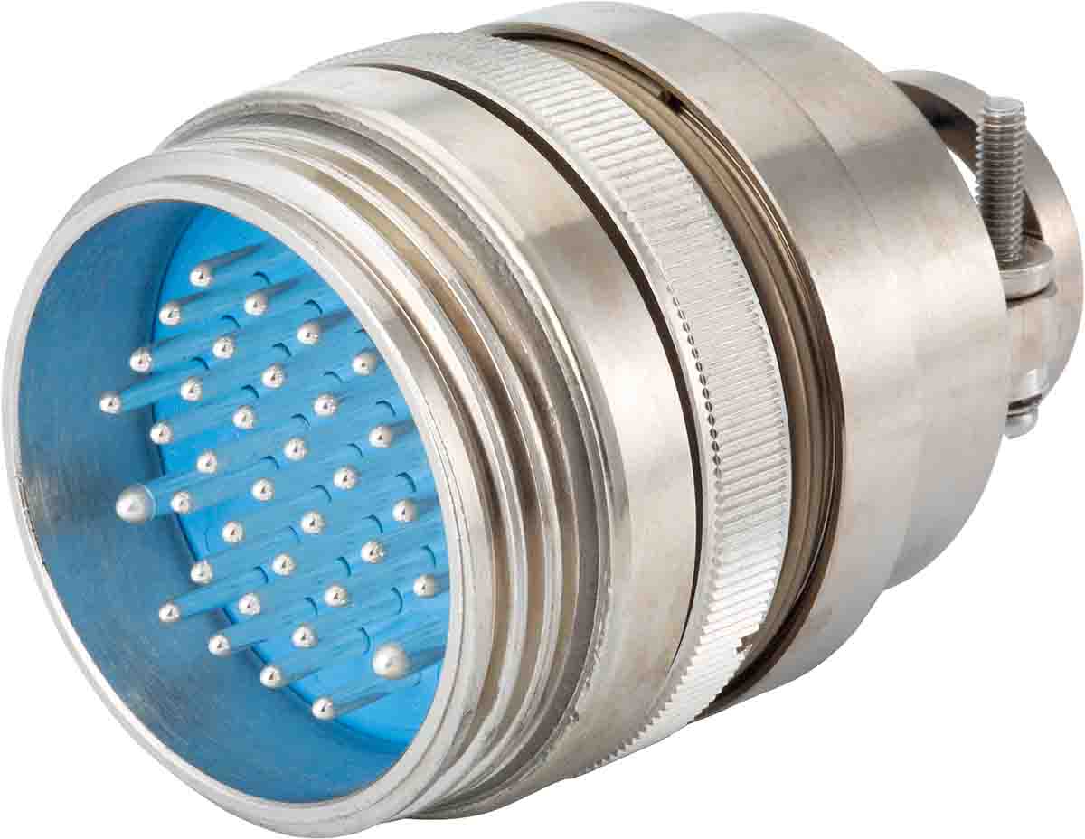Jaeger Circular Connector, 3 Contacts, Cable, 25.5 mm Connector, Plug, Male, IP65, 5324 Series
