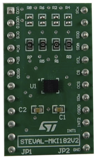 STMicroelectronics ISM330DLC Adapter Board Adapter Board for ISM330DLC Standard DIL24 socket, STEVAL-MKI109V3