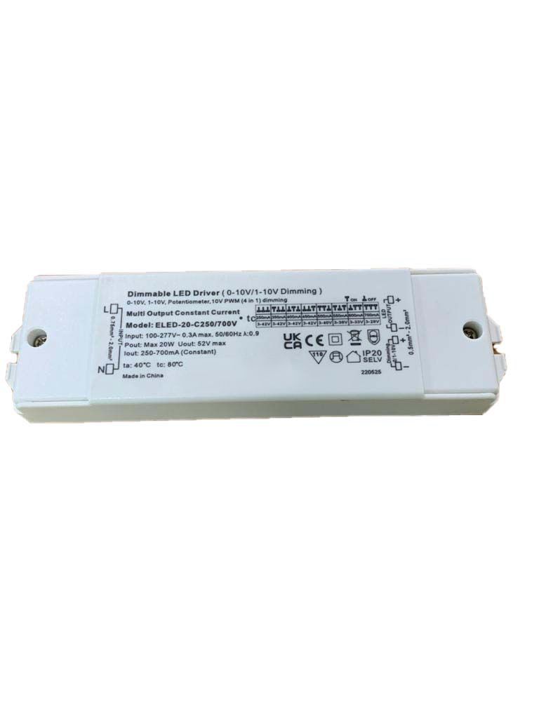 RS PRO Dimmable LED Driver, 3 → 42V Output, 20.3W Output, 700mA Output, Constant Current Dimmable