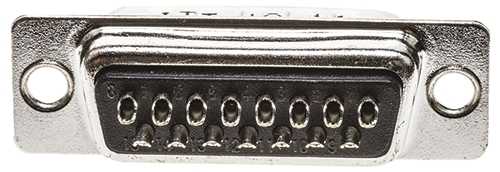 ITT Cannon ZD* 15 Way Panel Mount D-sub Connector Plug, 2.77mm Pitch