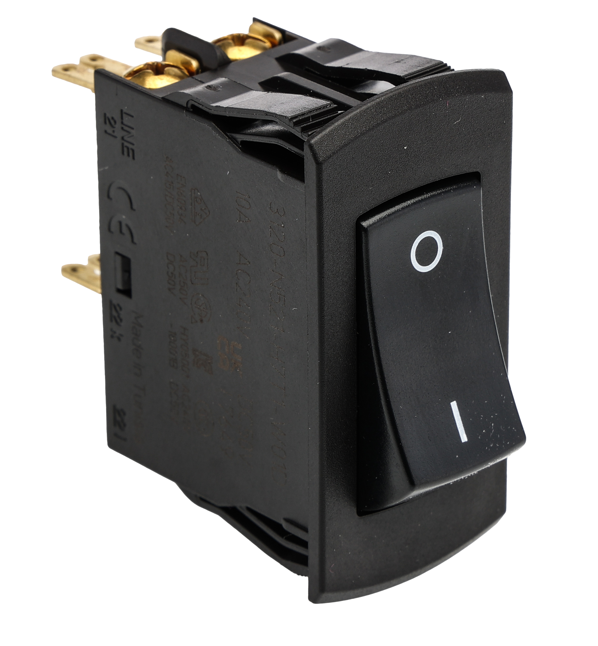 ETA Thermal Circuit Breaker - 3120-N 2 Pole 50 V DC, 240 V AC Voltage Rating, 10A Current Rating