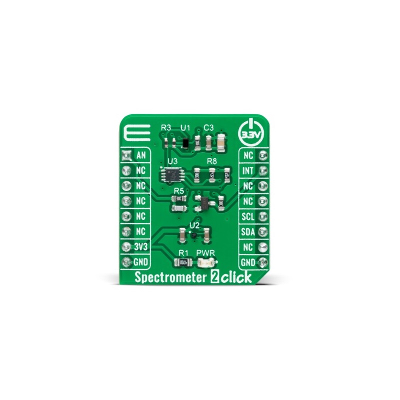 Brand-Rex Spectrometer 2 Click Colour Sensor Development Board for VD6283TX screen brightness adjustment and white