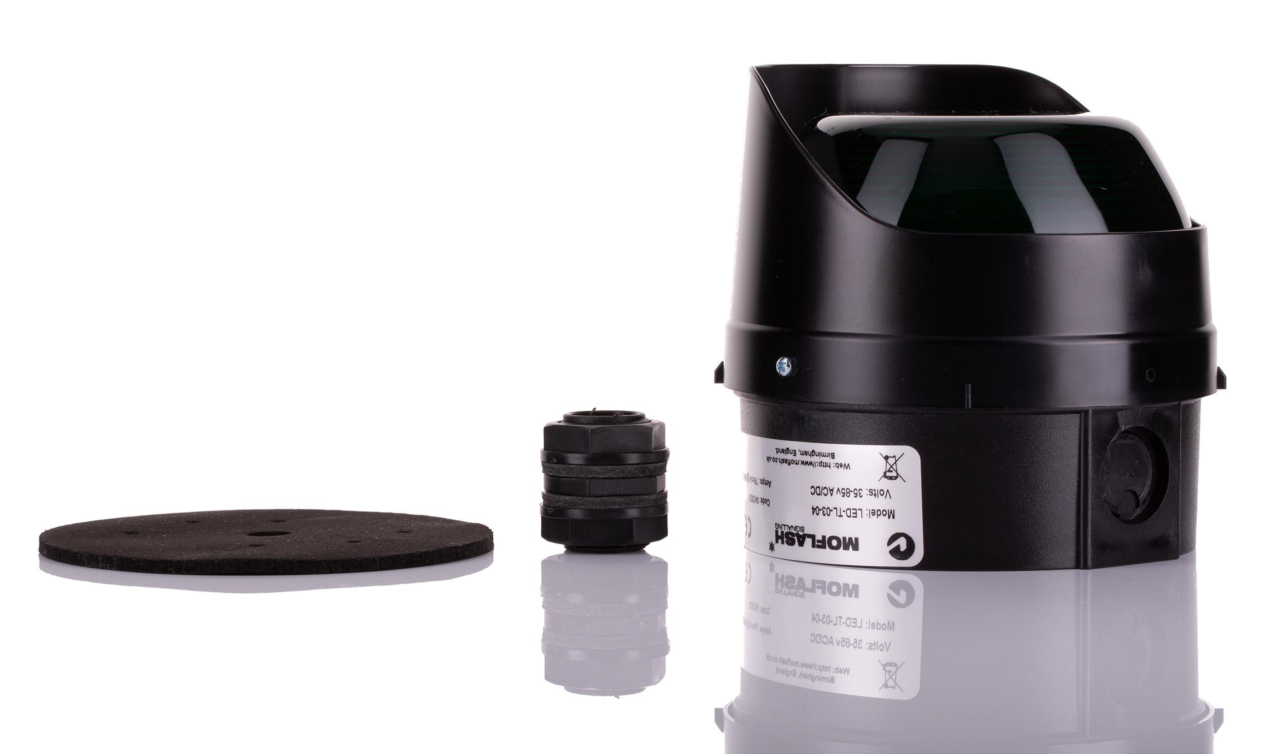 Moflash LED TL Series Amber Multiple Effect Beacon, 8 → 20 V ac/dc, Surface Mount, Wall Mount, LED Bulb, IP65