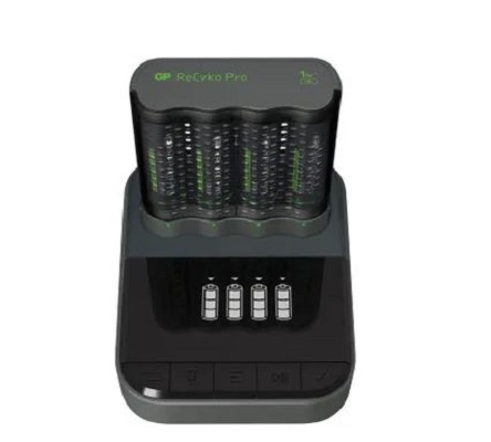 Gp Batteries P461 & D461 Battery Charger For AA, AAA 4 Cell 1.4V 0.49 → 0.37 A, 0.73 → 0.55 A, 1.1 A,