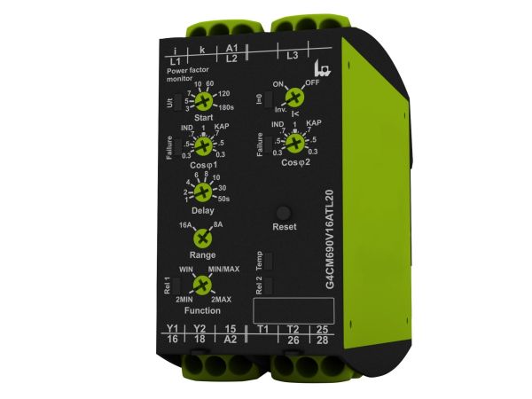 Tele Phase Monitoring Relay, 1, 3 Phase, DIN Rail