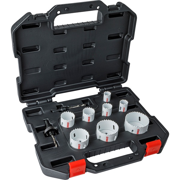 ERKO Bimetal 22 → 67mm Hole Saw Set