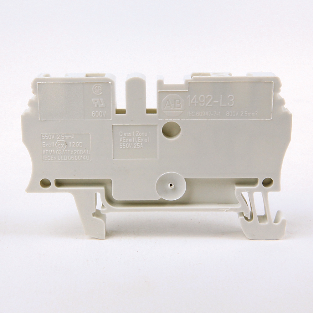Allen Bradley 1492-L3-G 1492 Series Green, 2.5mm², Spring Clamp Termination, ATEX, IECEx