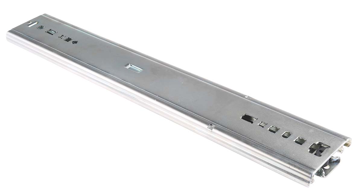 Accuride Steel Drawer Runner, 457.2mm Closed Length, 150kg Load