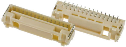 Molex CLIK-Mate Series Right Angle Surface Mount PCB Socket, 14-Contact, 1-Row, 1.25mm Pitch, Solder Termination