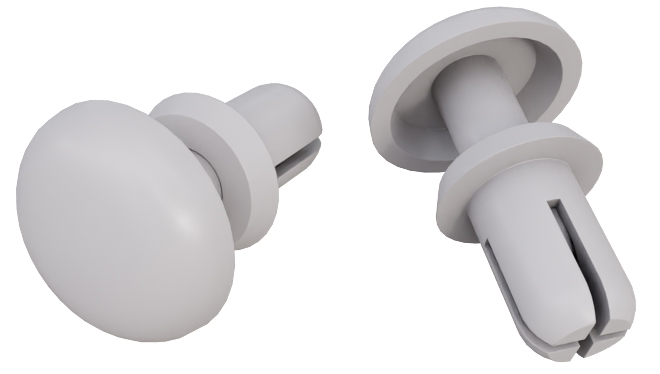 RS PRO Nylon Snap Rivet, 5mm