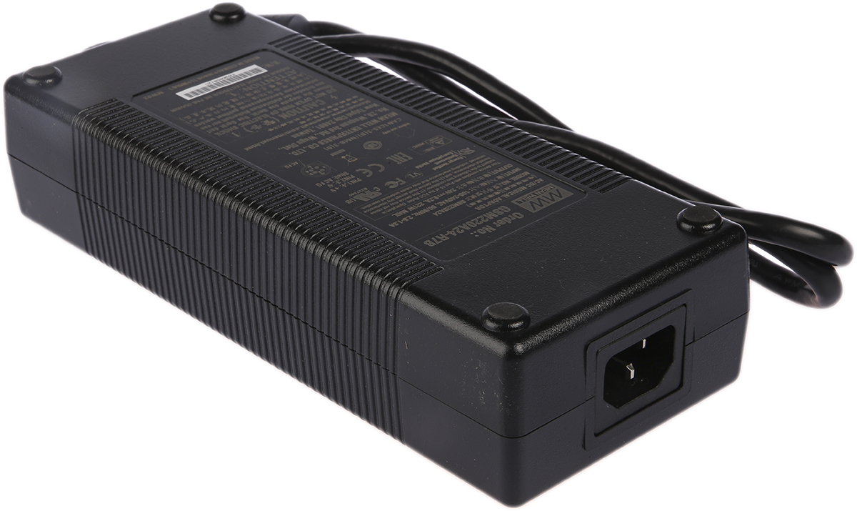 MEAN WELL 180W Power Brick AC/DC Adapter 12V dc Output, 0 → 15A Output