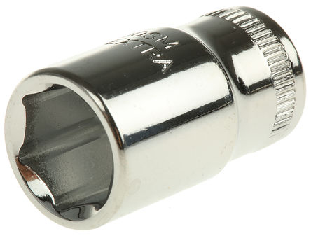 Bahco 1/4 in Drive 12mm Standard Socket, 6 point, 24.7 mm Overall Length