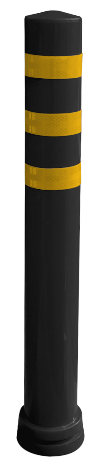 RS PRO Black, Yellow Shape Memory Protective Post 810mm x 80mm
