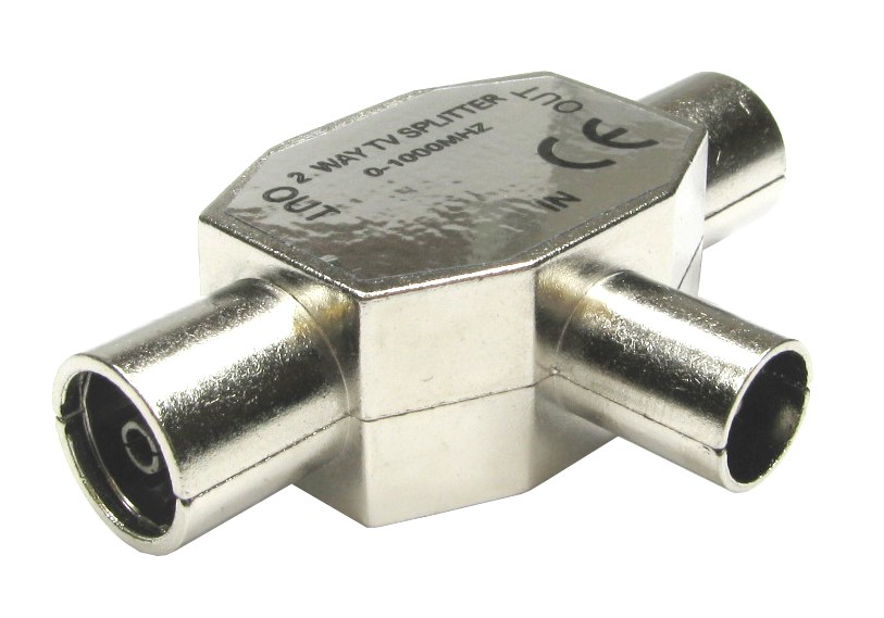RS PRO TV Aerial Connector Male to Female, Cable Mount