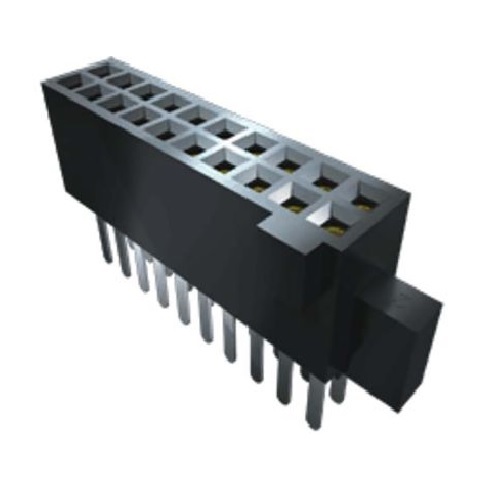 Samtec TFM Series Horizontal Through Hole PCB Header, 60 Contact(s), 1.27 mm Pitch, 2 Row, Shrouded