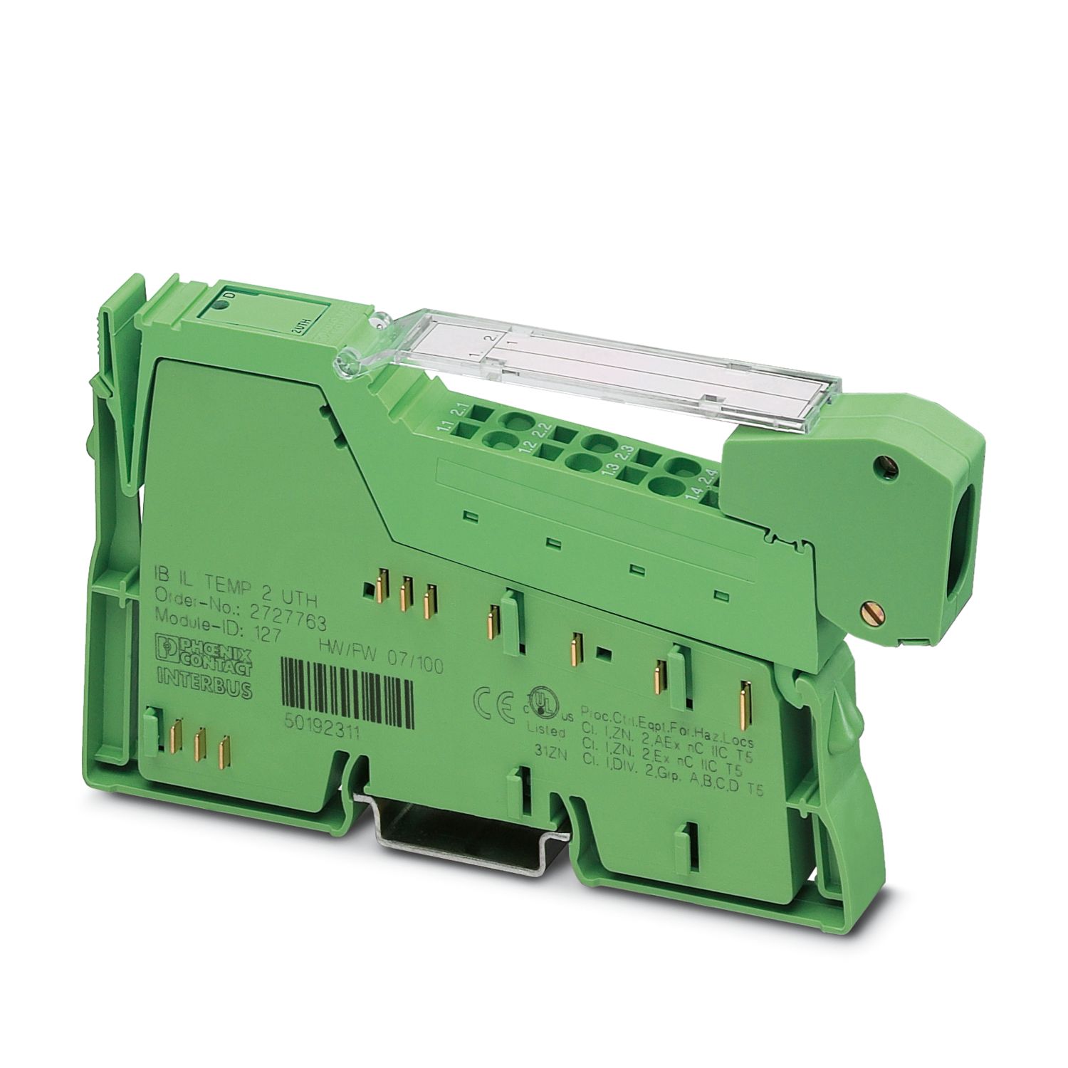 Phoenix Contact IB IL Series Temperature Module, Analog UTH, 7.5 V dc