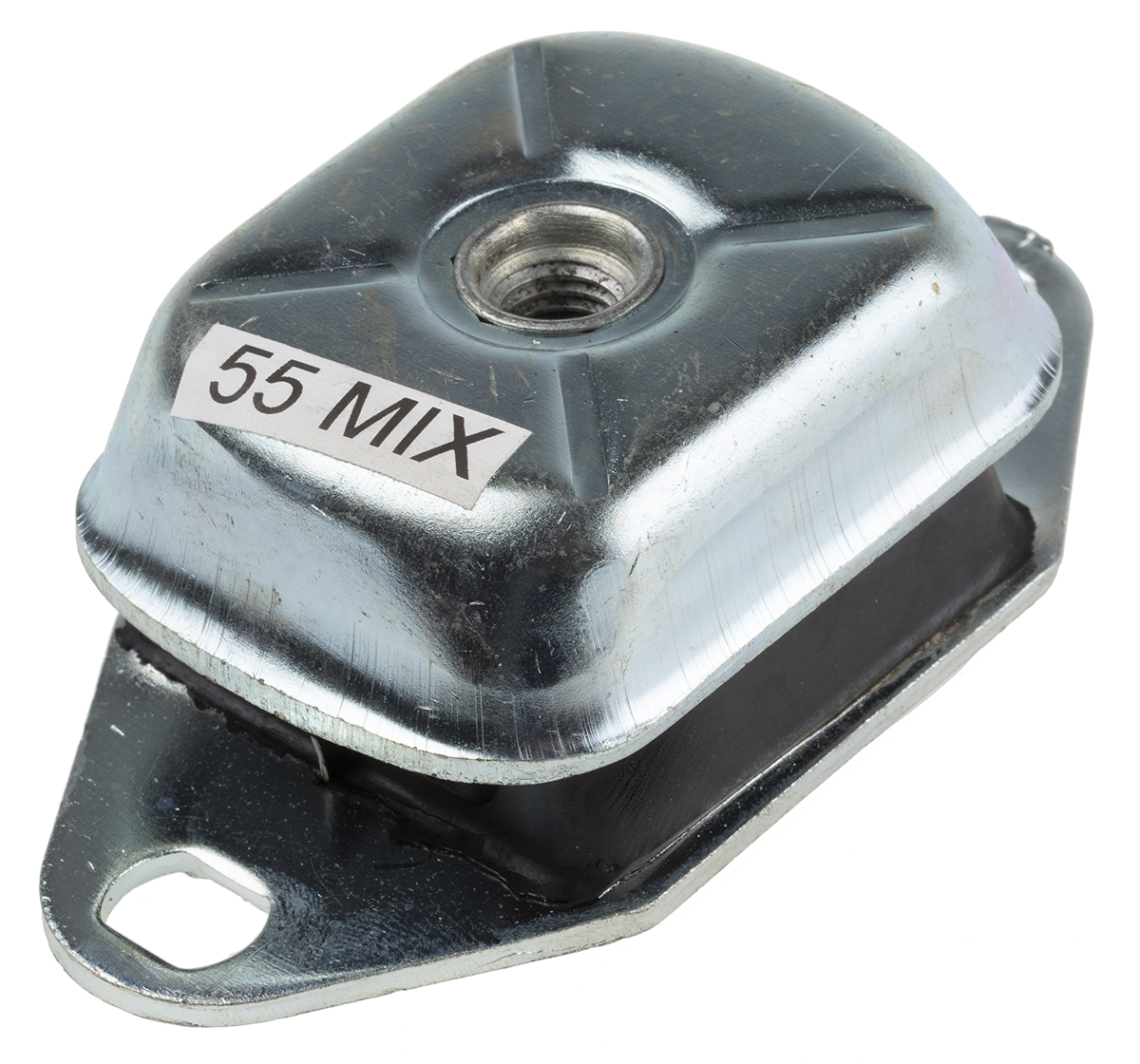 RS PRO Rectangular M12 Anti Vibration Mount, Marine Mount with 65kg Compression Load