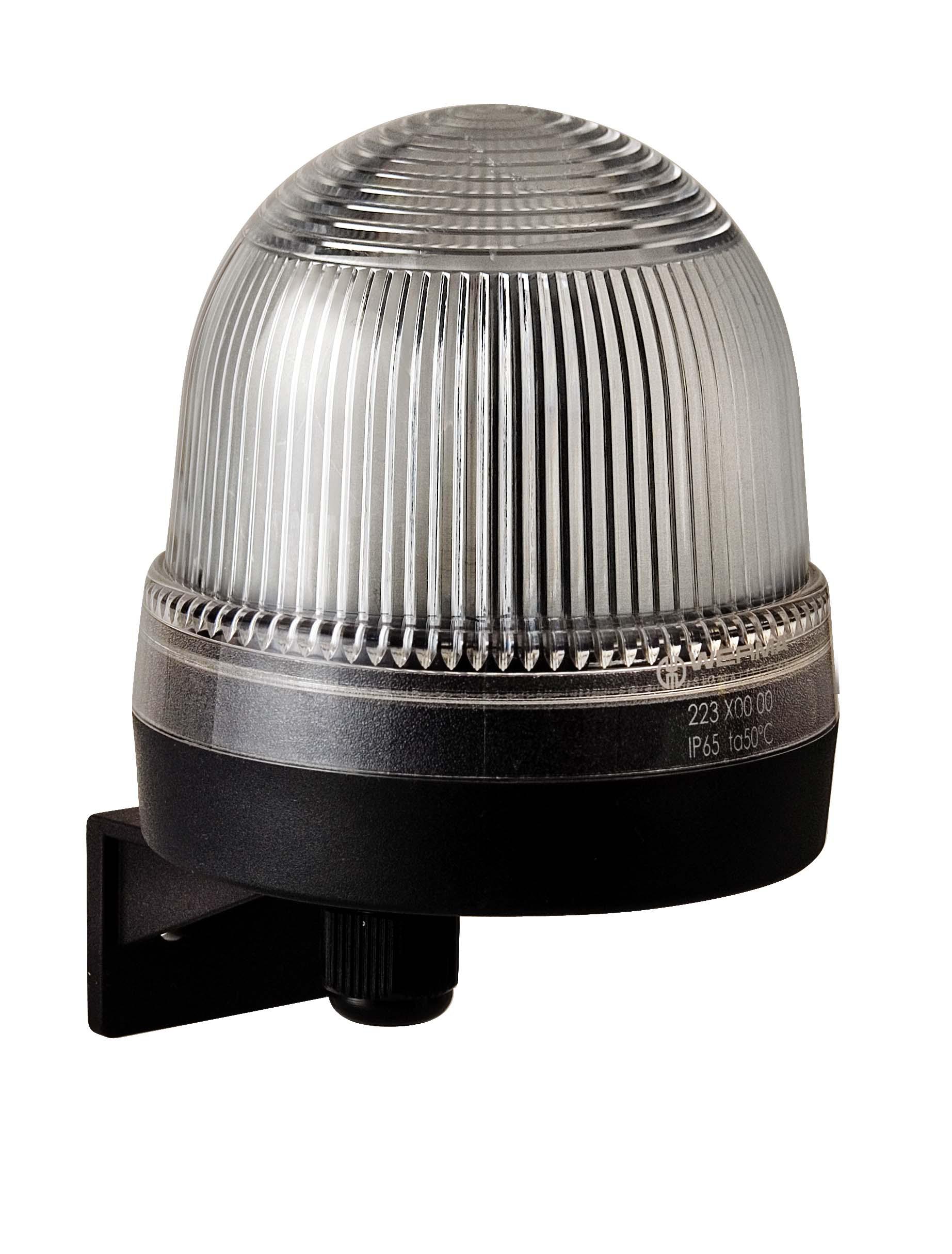 Werma 223 Series Clear Continuous lighting Beacon, 12 → 230 V, Wall Mount, Filament Bulb