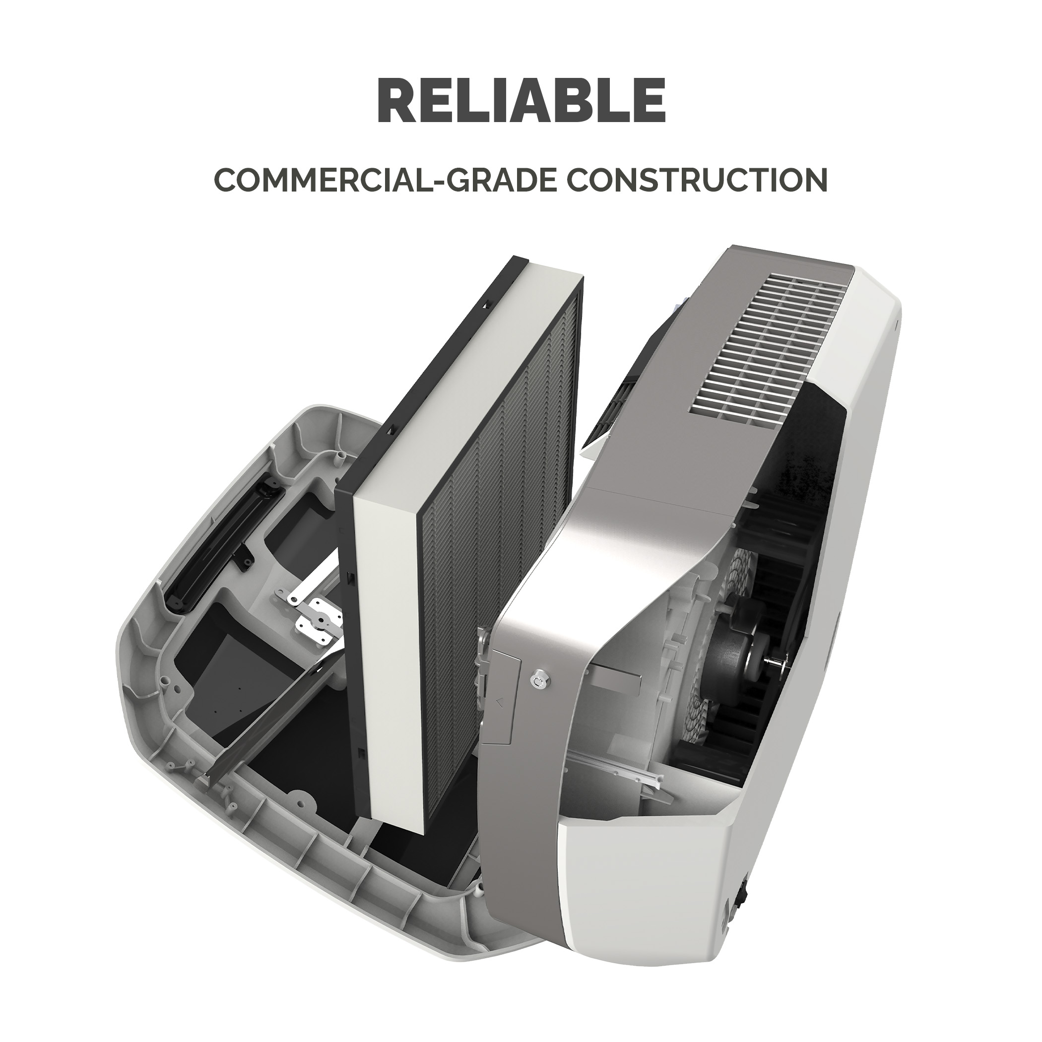 Fellowes HEPA Air Purifier, 55m², 31 dB, 36 dB, 40 dB, 47 dB, 55 dB