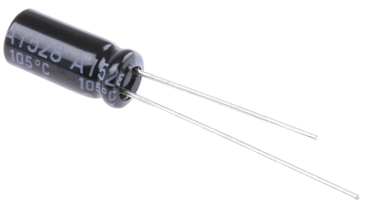 Rubycon 47μF Aluminium Electrolytic Capacitor 35V dc, Radial, Through Hole - 35YXJ47M5X11