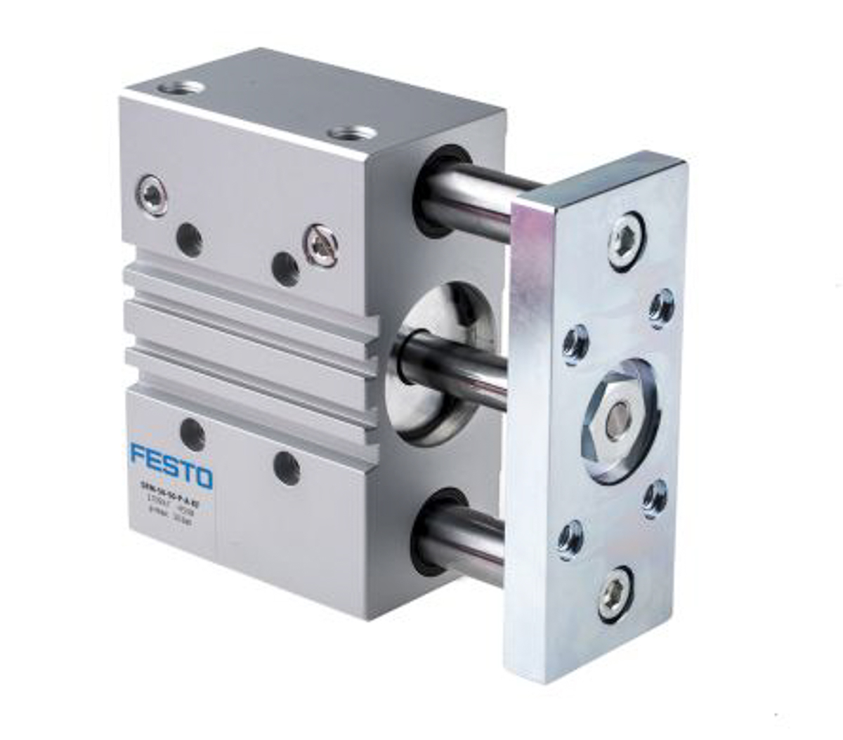Festo Pneumatic Guided Cylinder - 170956, 63mm Bore, 100mm Stroke, DFM Series, Double Acting