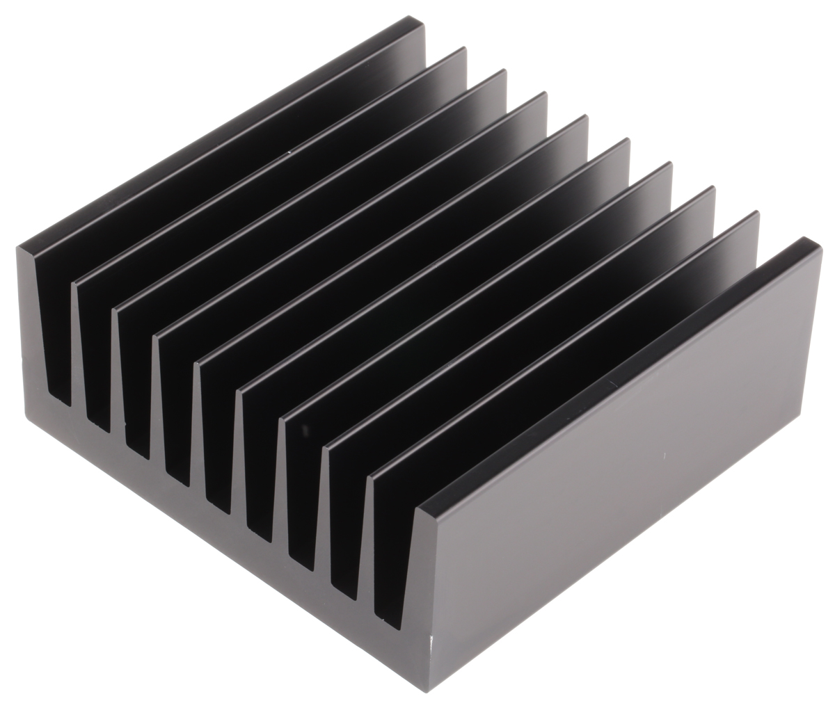 Fischer Elektronik Heatsink, Universal Square Alu, 1K/W, 100 x 100 x 40mm