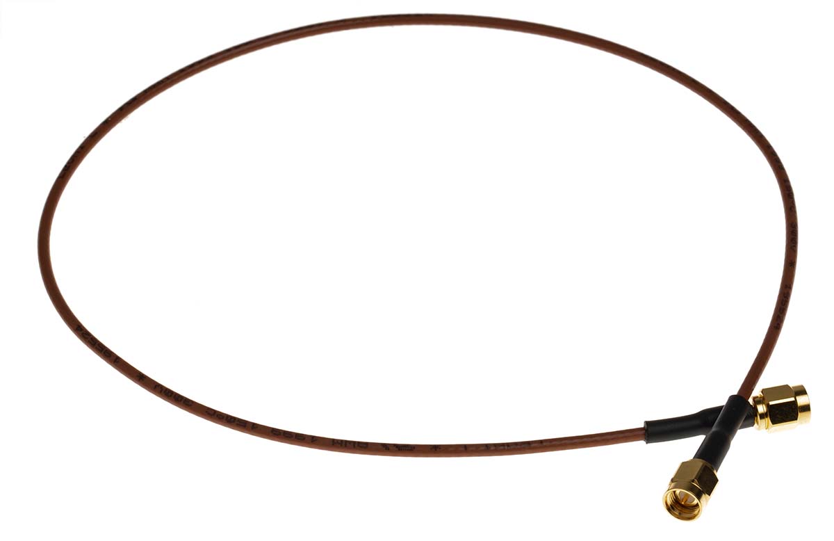 TE Connectivity 1337808 Series, 500 mm, RG316 Coaxial, Terminated 50 Ω