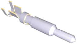 TE Connectivity Universal MATE-N-LOK Series Male Crimp Terminal, 20AWG Min, 14AWG Max