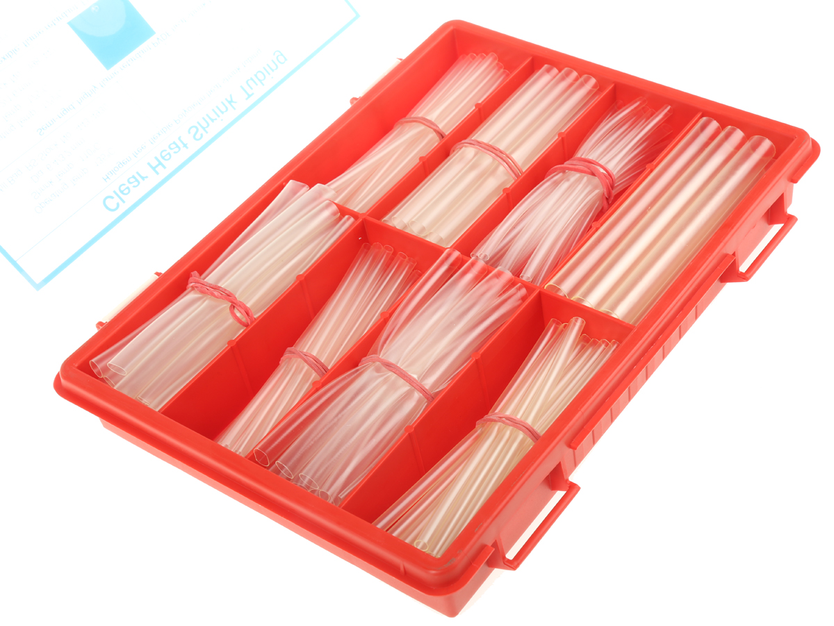 RS PRO Heat Shrink Tubing, Clear 3mm Sleeve Dia. x 100mm Length 2:1 Ratio