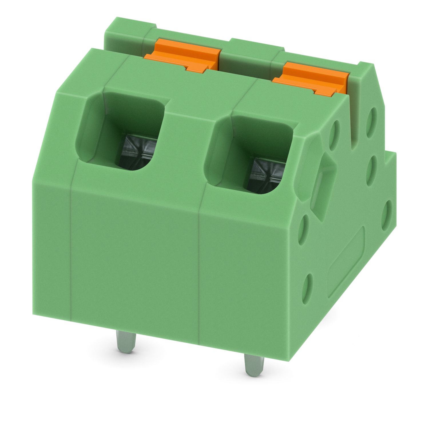 Phoenix Contact SPTAF 1/ 2-5.0-IL Series PCB Terminal Block, 2-Contact, 5mm Pitch, Through Hole Mount, 1-Row, Screw