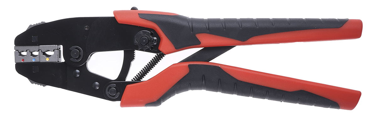 RS PRO Hand Ratcheting Crimp Tool for Insulated Spade Connectors, 0.1 → 10mm² Wire