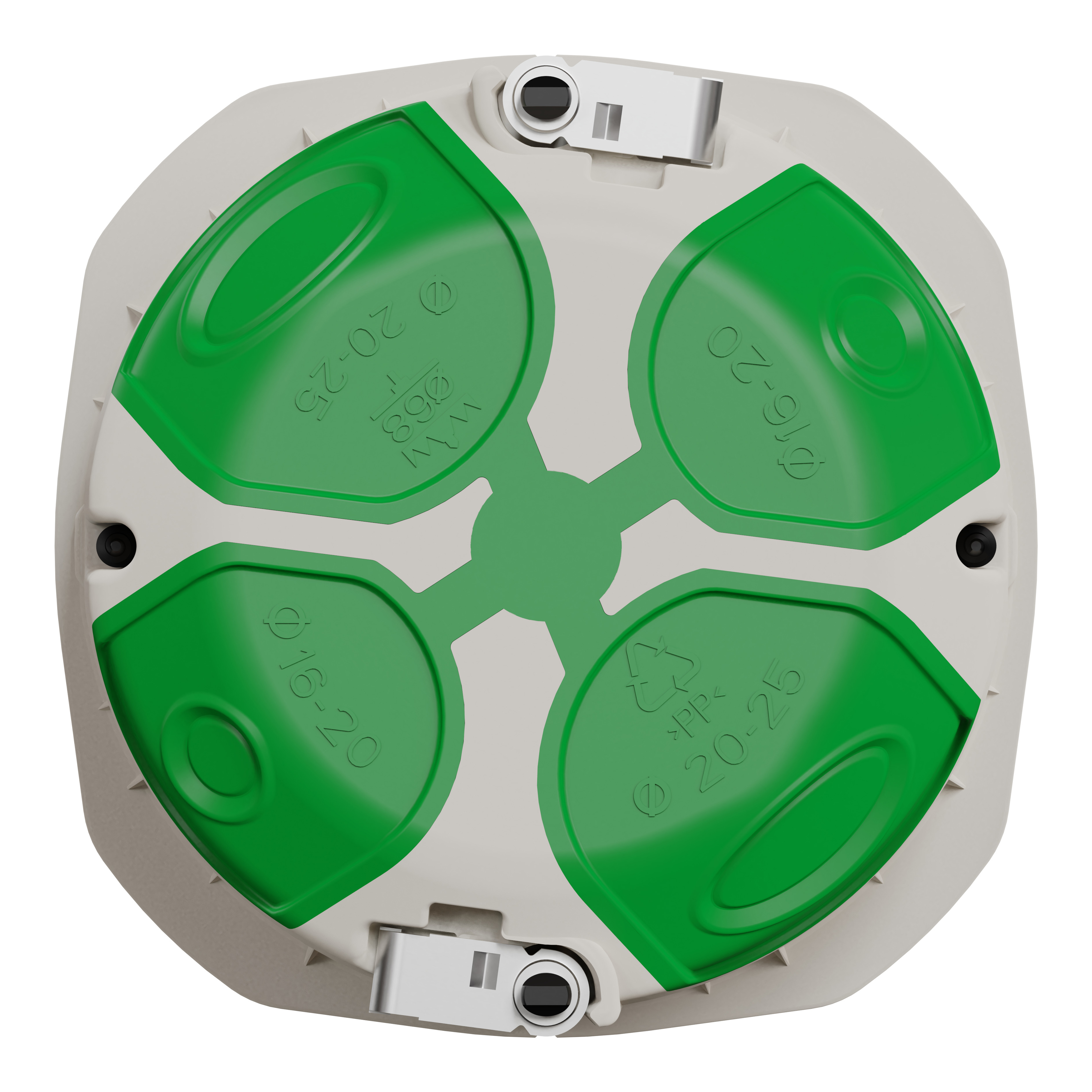 Schneider Electric Multifix Air White PP, TPE Back Box, NF, IP40, 1 Gangs, , 71 x 71 x 47mm