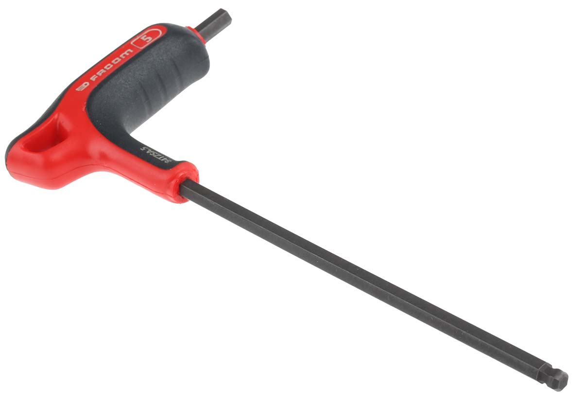 Facom T Shape Metric Hex Key, 5mm