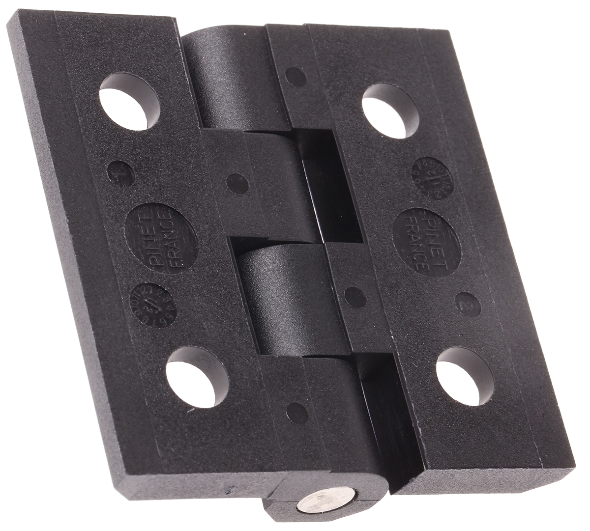 Pinet Polyamide Butt Hinge, Screw Fixing, 50mm x 50mm x 6mm