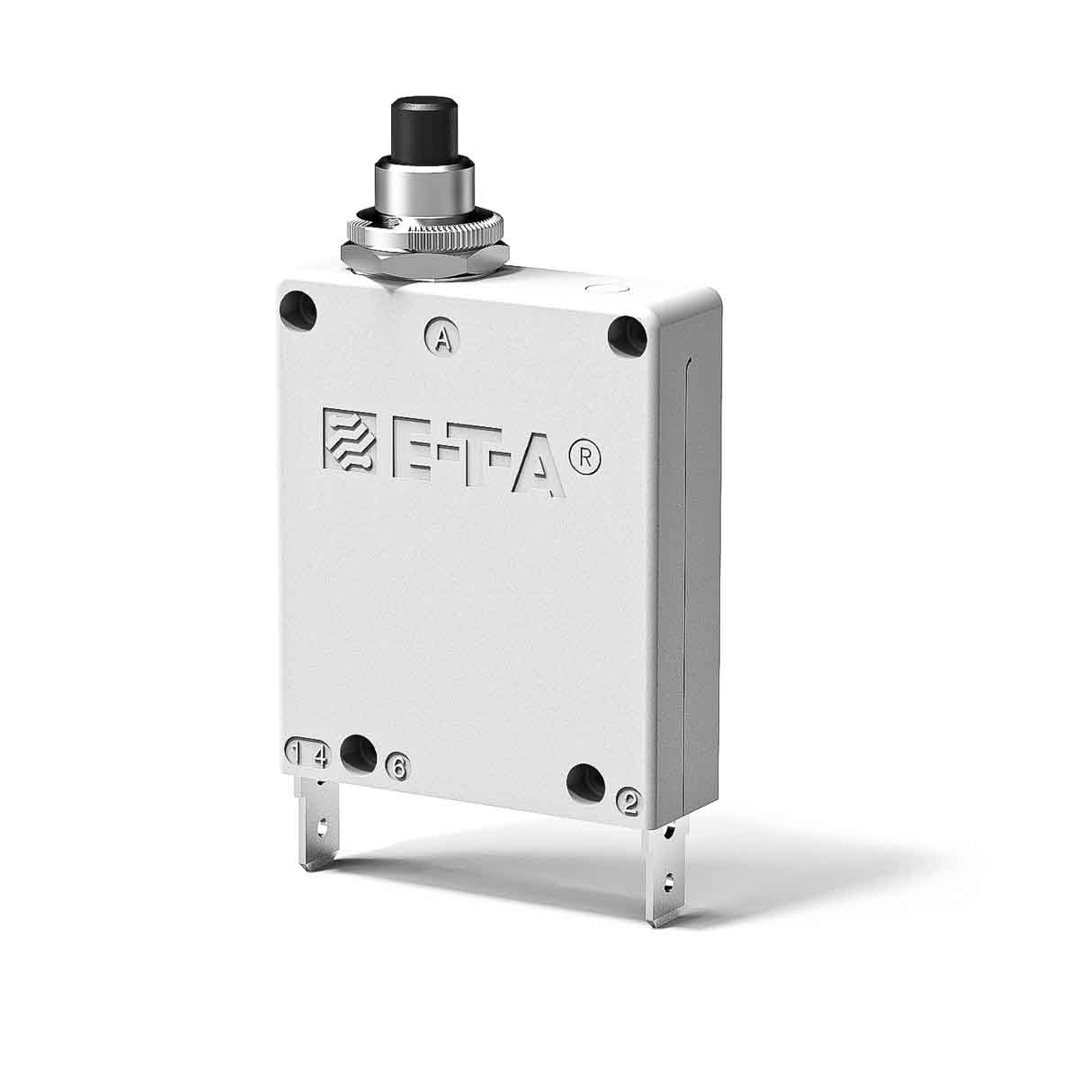 ETA Thermal Magnetic Circuit Breaker - 3400  Single Pole Panel Mount, 10A Current Rating