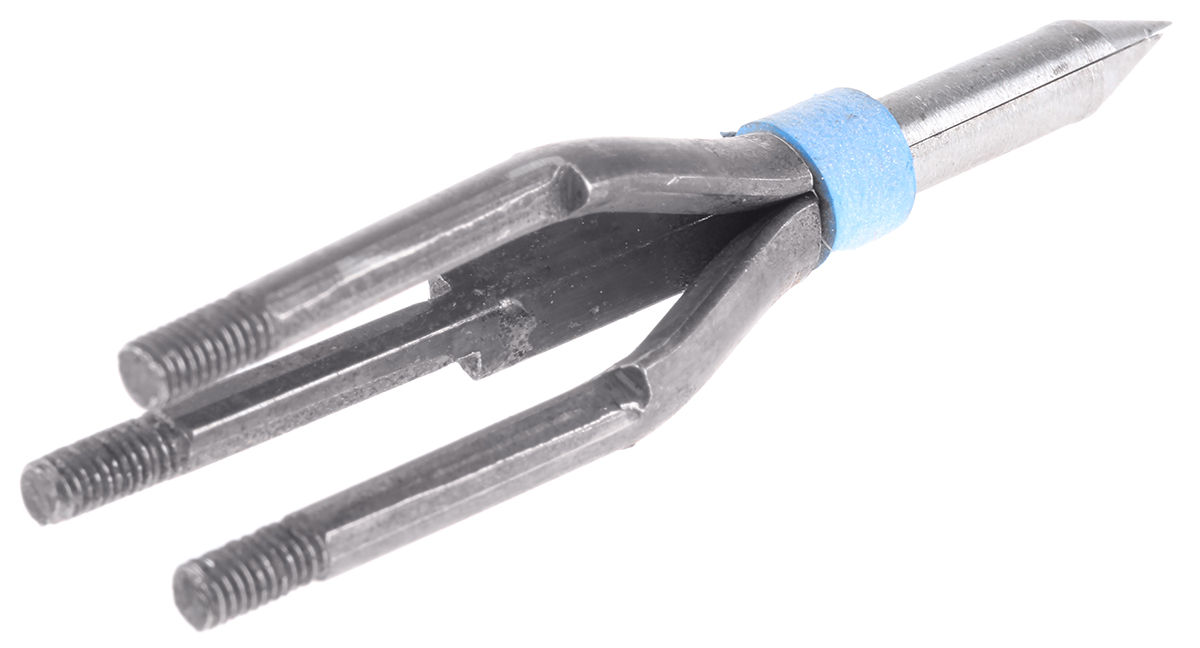 3 → 5.5mm Prong Length, Cable Sleeve Tool Replacement Prong, For Use With Interchangeable Prong Application Tools