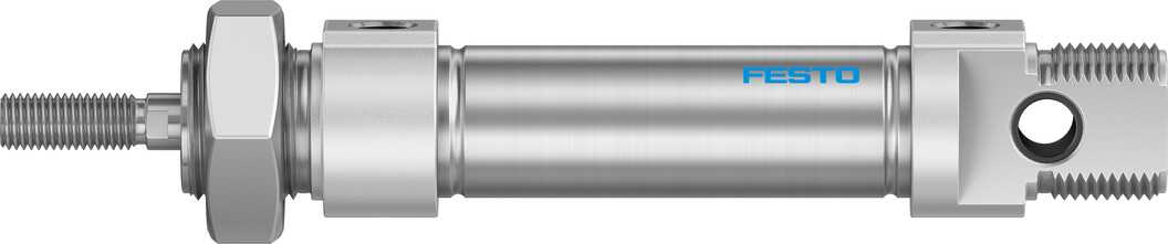 Festo 30 mm Pneumatic Cylinder - 1908284 DSNU Series, Double Acting Acting